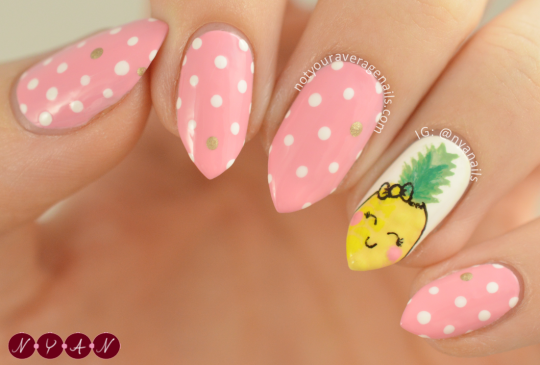 8. Pineapple Toe Nail Art for Beginners - wide 1