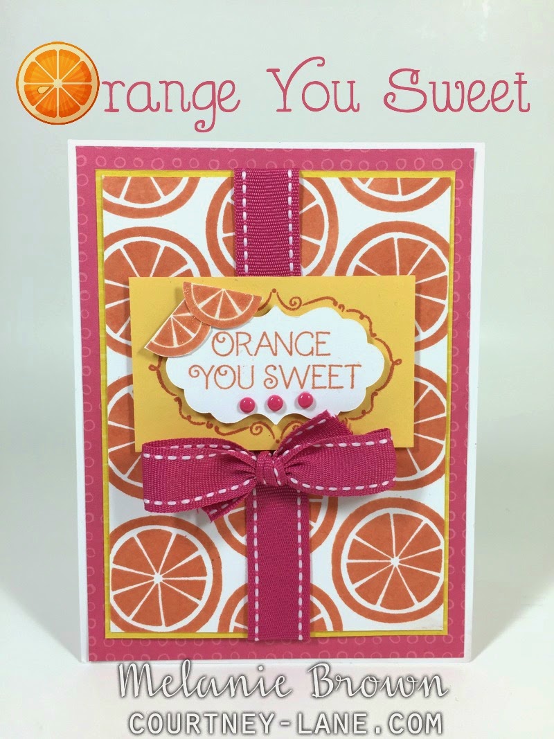 Orange You Sweet card