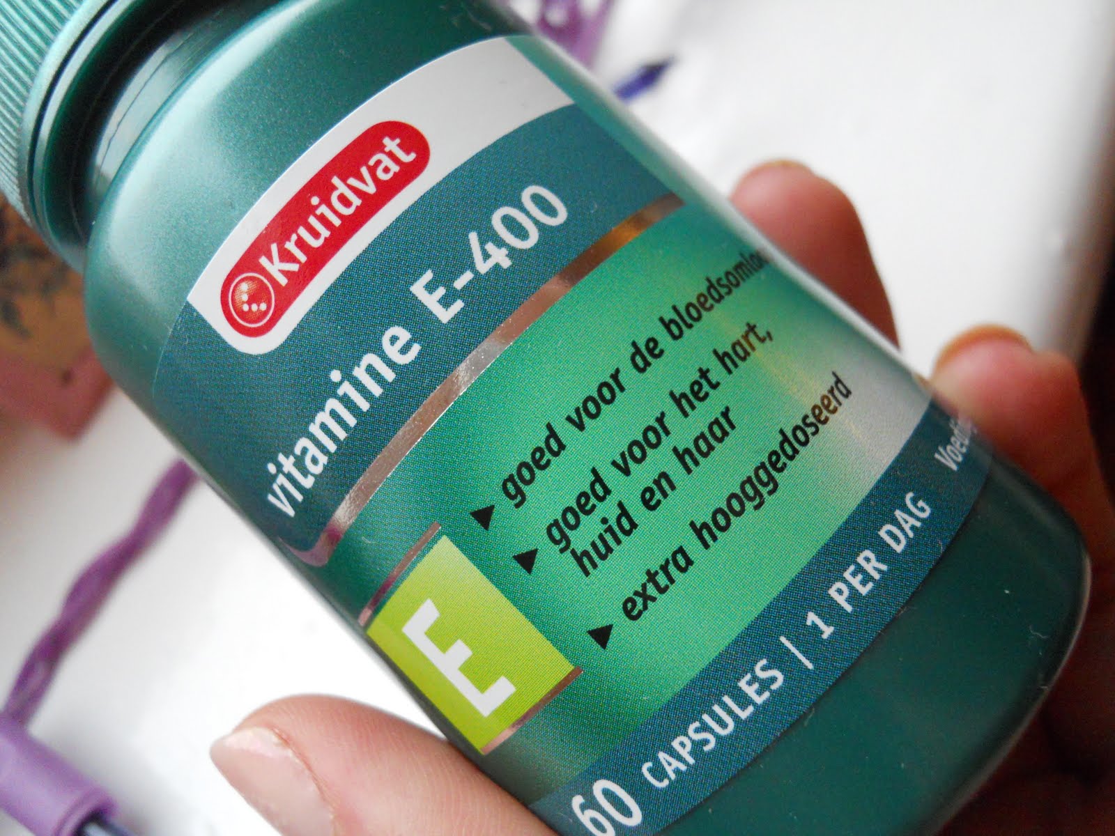 fort haakje donor De Poederdoos: Vitamine E capsules