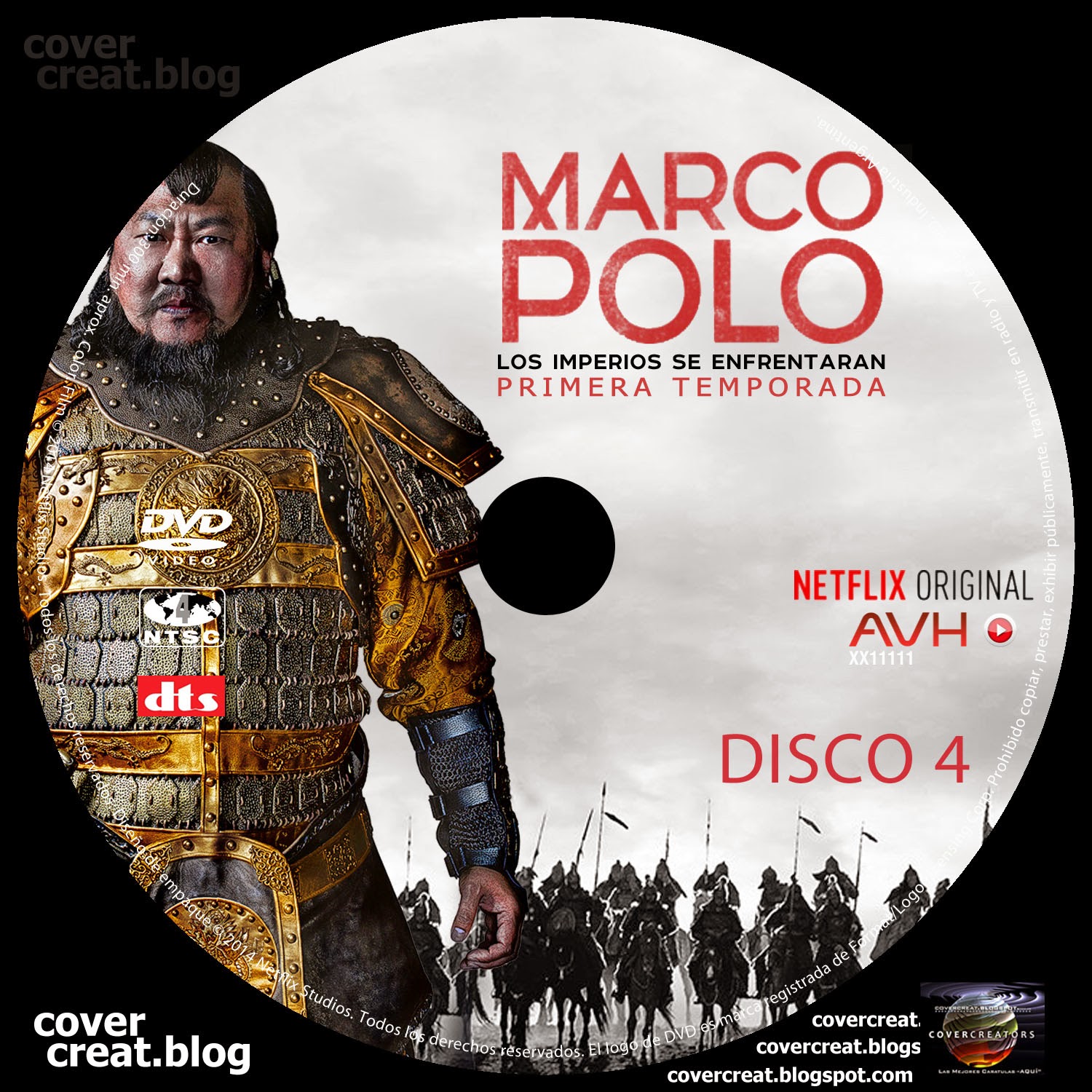 COVERCARATULAS DE DVD CD COVERCREATORS MARCO POLO DVD SEASON 1 (Primera temporada)