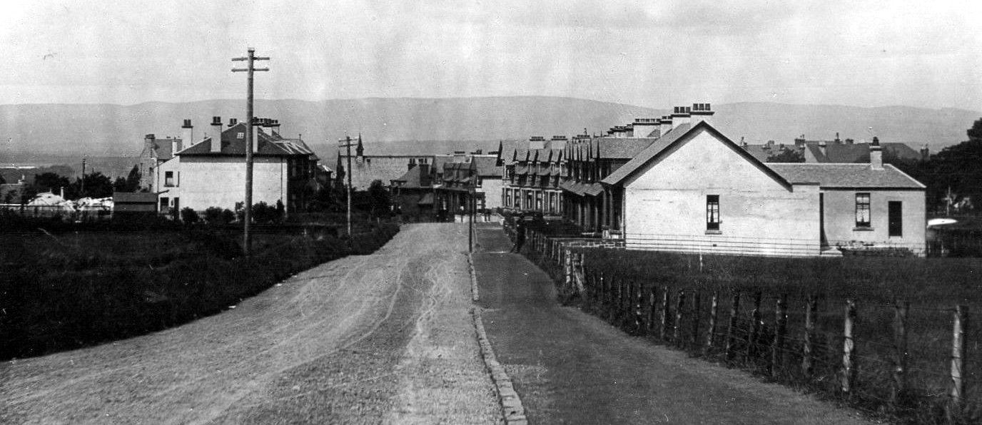 Tour Scotland Old Photograph Glenpatrick Road Elderslie Scotland