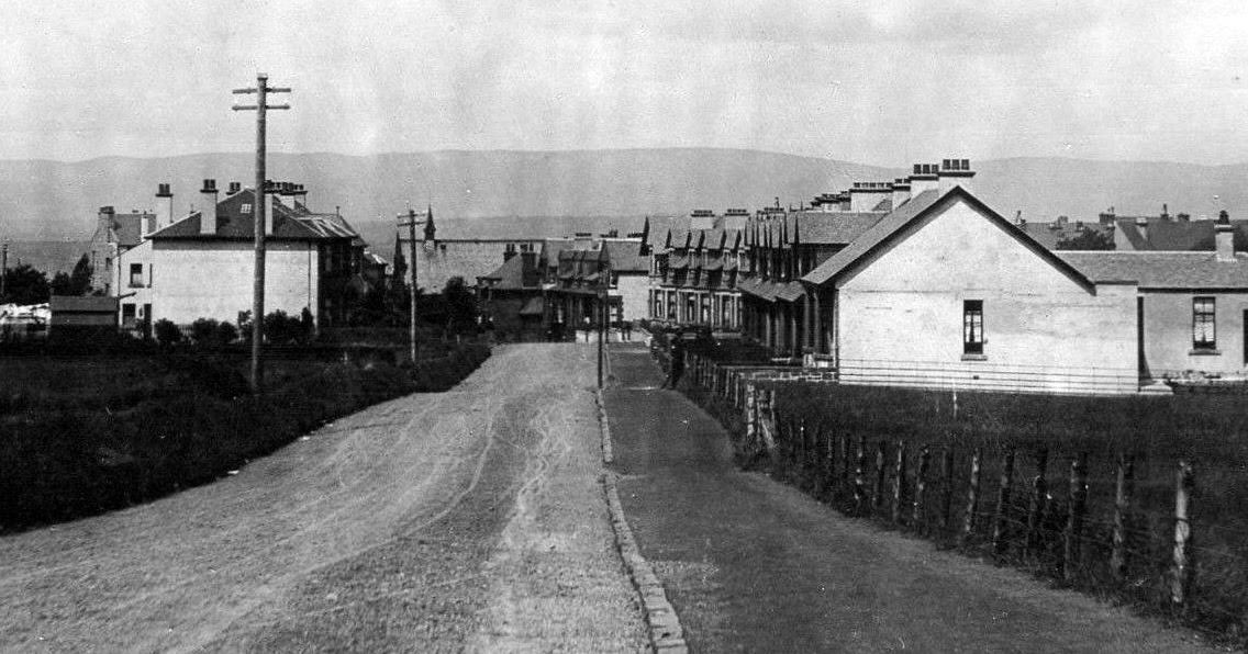 Tour Scotland Old Photograph Glenpatrick Road Elderslie Scotland