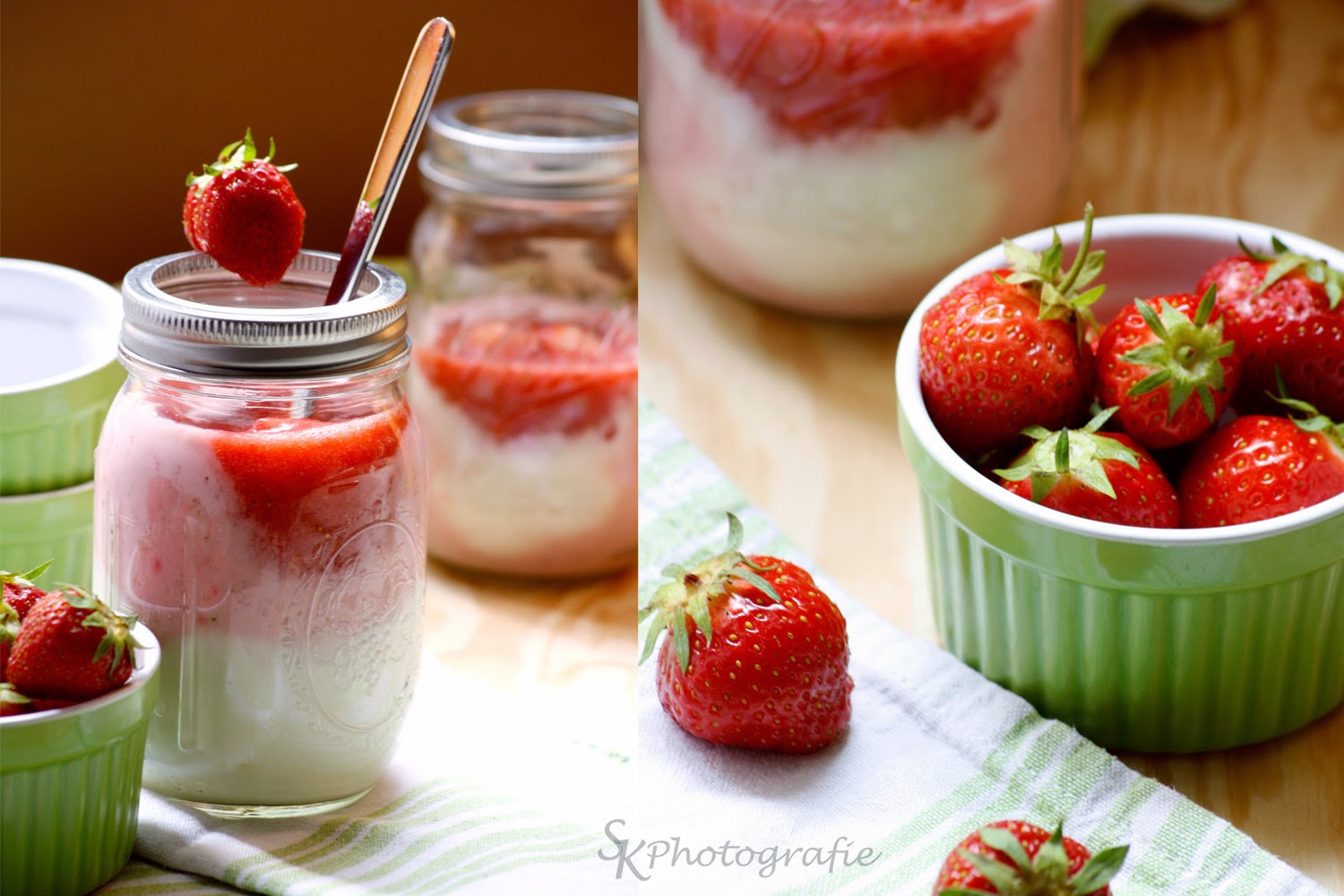 Frischer sommerlicher Erdbeer-Joghurt | Alles und Anderes