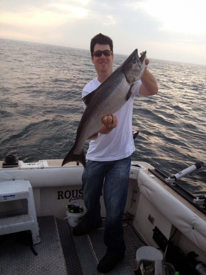 guide Lac Ontario saumon chinook . coho et truite steelhead