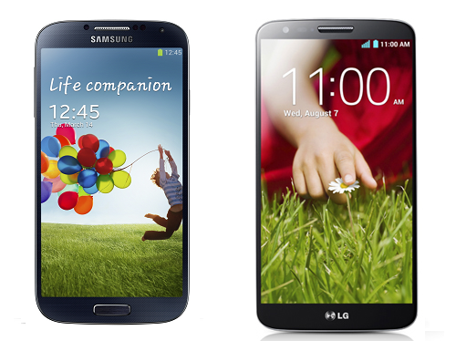 LG G2 vs. Samsung Galaxy S4