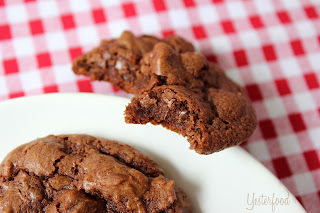 Chocolate Buttermilk Cookies  from Yesterfood