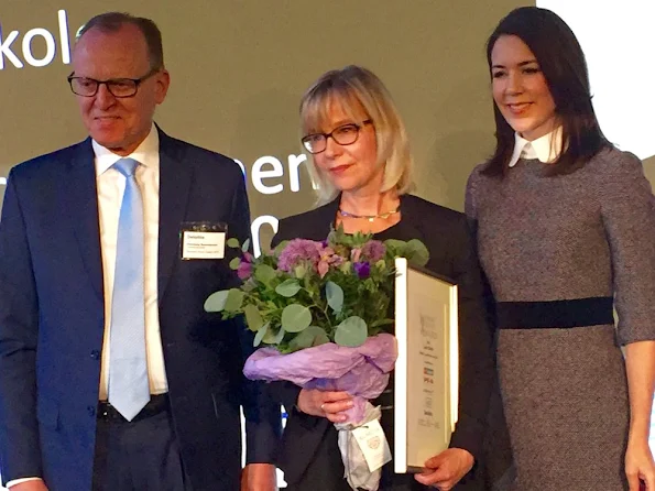 Crown Princess Mary of Denmark attended Women's Board Award 2016  ceremony at the Deloittehuset in Copenhagen