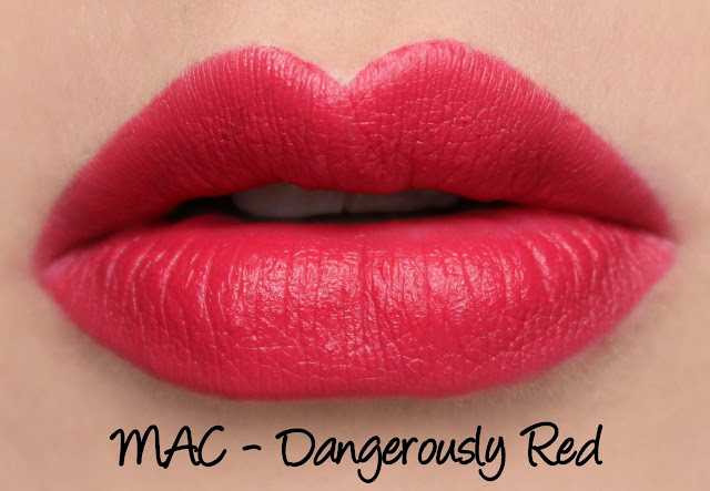 MAC MONDAY | Zac Posen - Dangerously Red Lipstick Swatches & Review