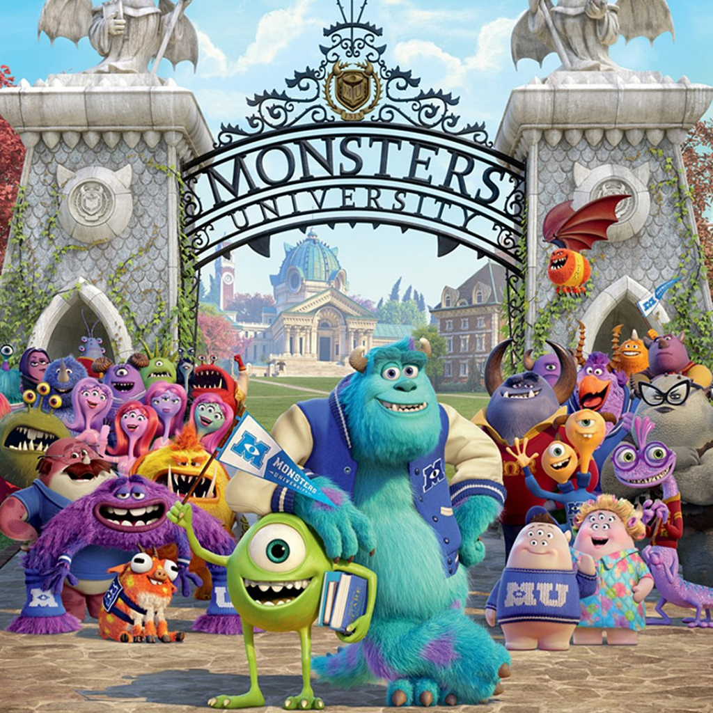 Monsters University for iPad Wallpaper | Free iPad Retina HD Wallpapers