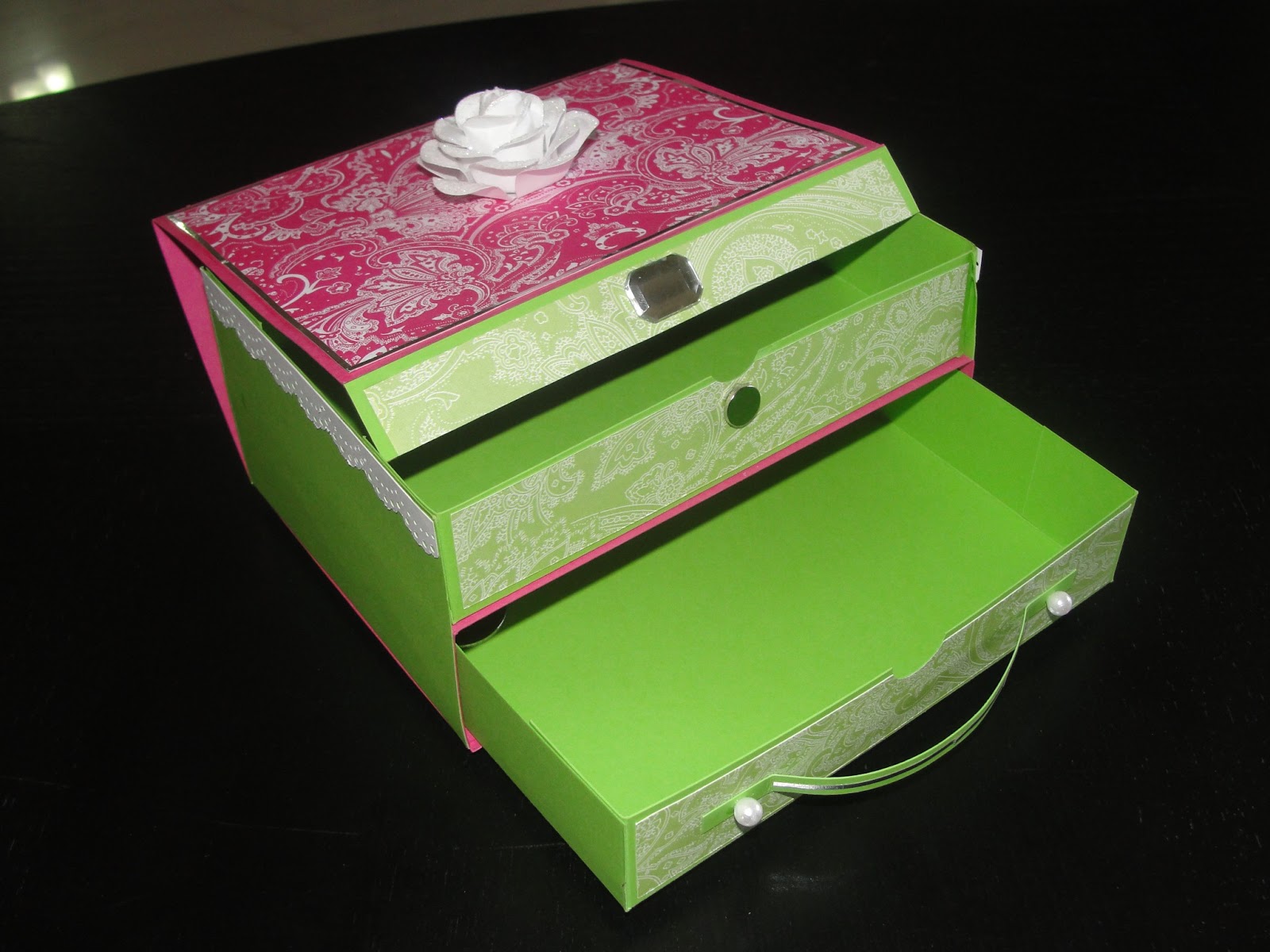 Anuja's CraftCollage Stationery Box with Drawer