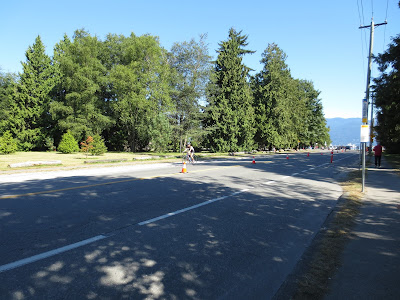 Subaru Vancouver International Triathlon 2013 cyclist