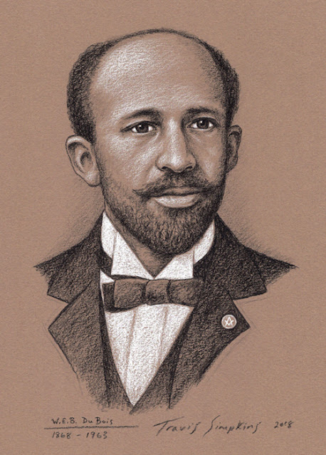 W.E.B. Du Bois. Co-Founder of the NAACP. Prince Hall Freemason. by Travis Simpkins