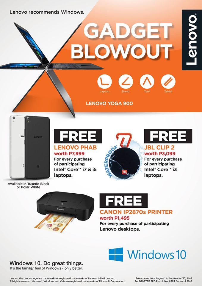 Lenovo Gadget Blowout Lenovo Gadget Blowout