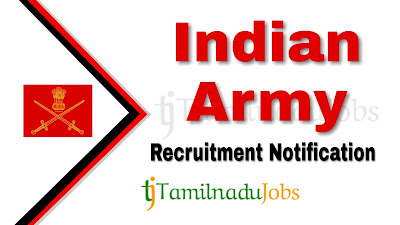 Indian Army Recruitment notification of 2019, govt jobs for graduates