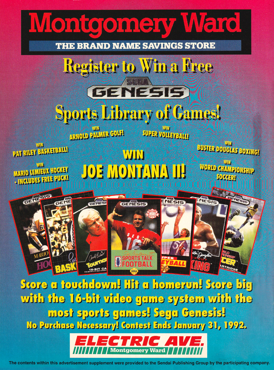 Vault 1541 Montgomery Ward Electric Ave. Catalog (January 1992)