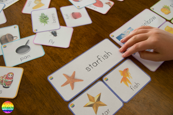 Compound Word Sort - perfect printable cards for introducing children to composite words | you clever monkey