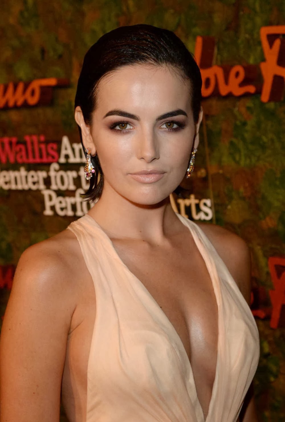 Camilla Belle Flashing Her Big Breasts in Wallis Annenberg Center Performing Arts Inaugural Gala ...