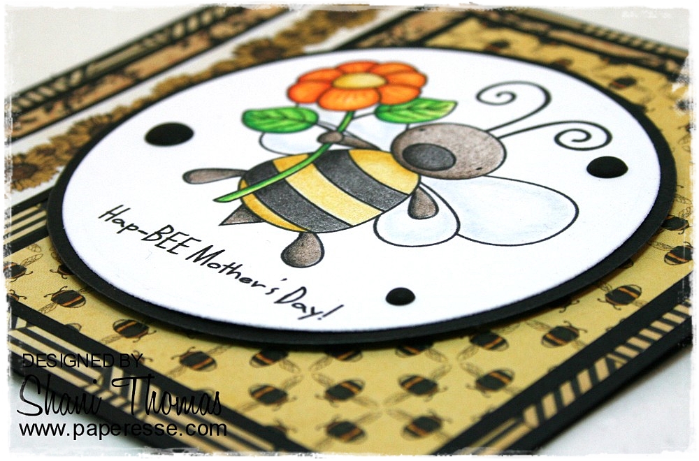 HapBEE Mother's Day! bee card Paperesse