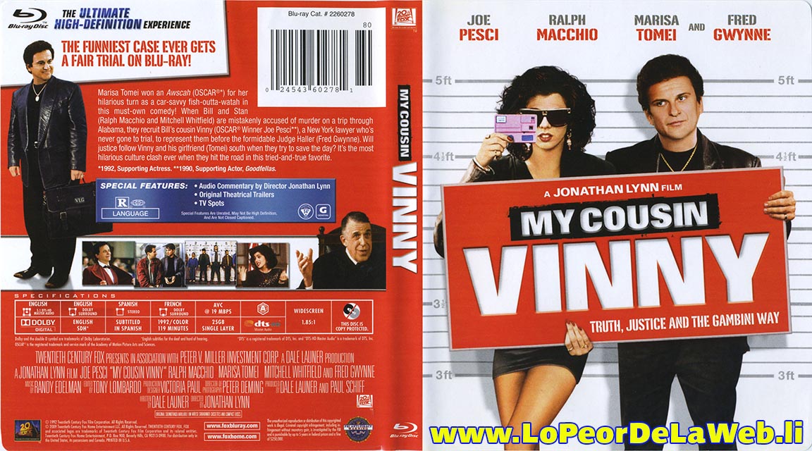 Mi Primo Vinny (1992 - Joe Pesci - Marisa Tomei)