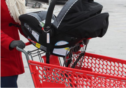 infant car seat grocery cart