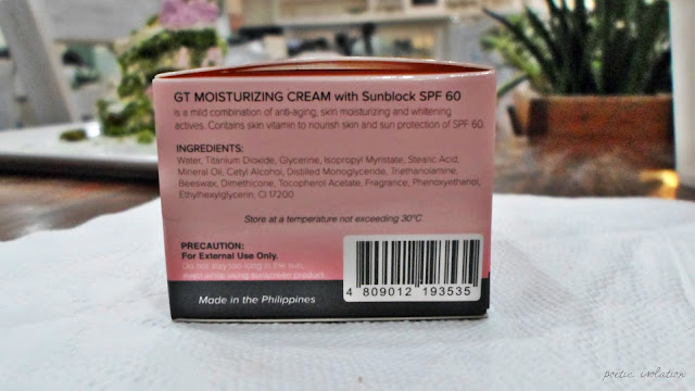 GT Cosmetics Moisturizing Cream Review