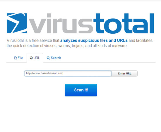 Semak Blog Dari Ancaman Malware Guna VirusTotal 