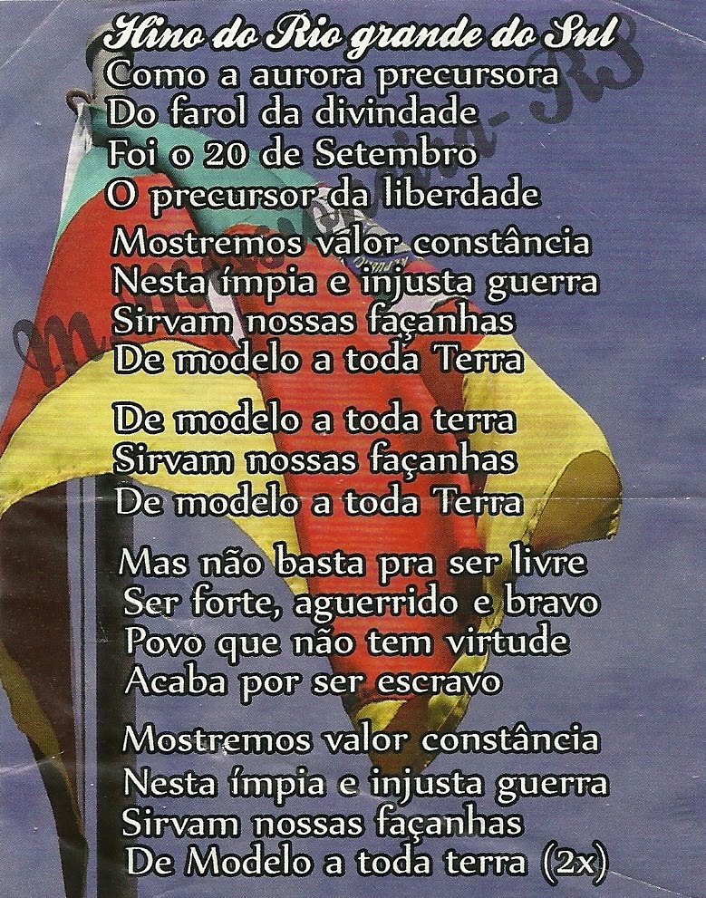 Hino do Rio Grande do Sul