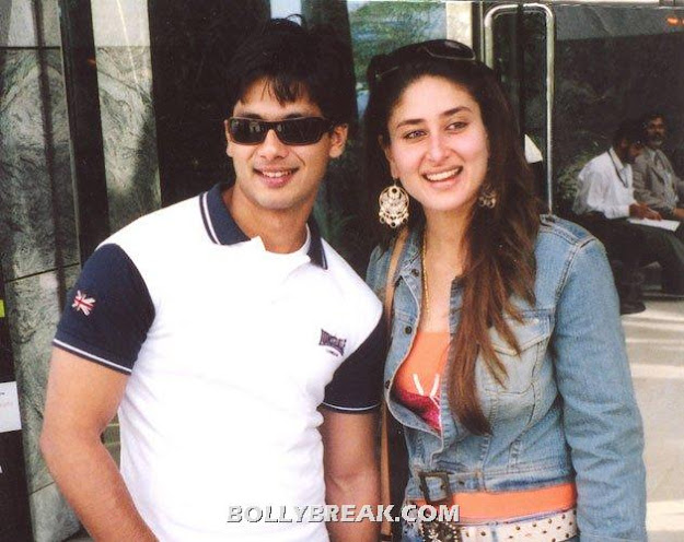 Shahid Kapoor Kareena Kapoor Old Pic - Boyfriend Girlfriend - Famous Celebrity Pictures - Famous Celebrity Picture 