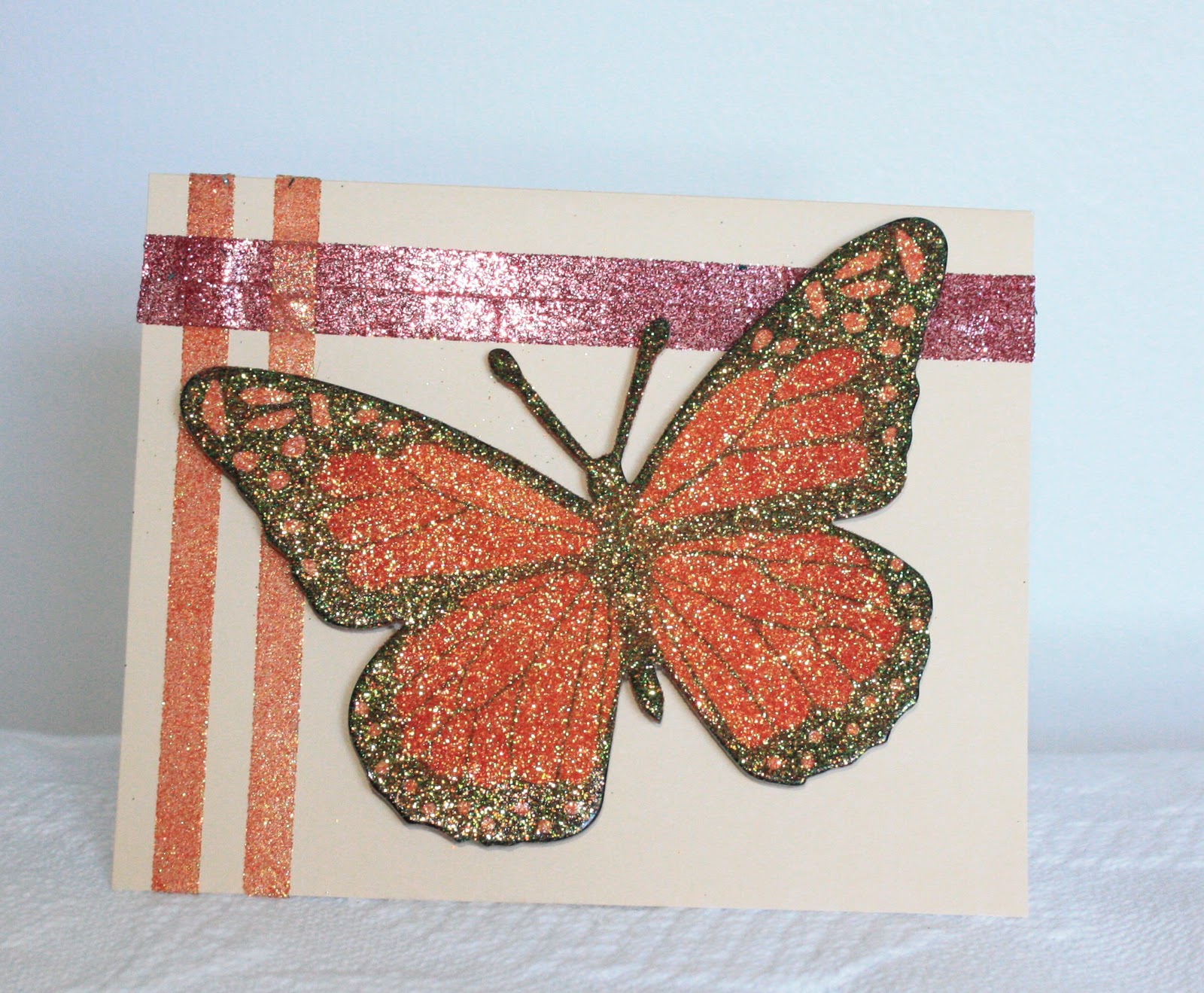 Jenny's Crafty Creations Martha Stewart Glitter Card Class