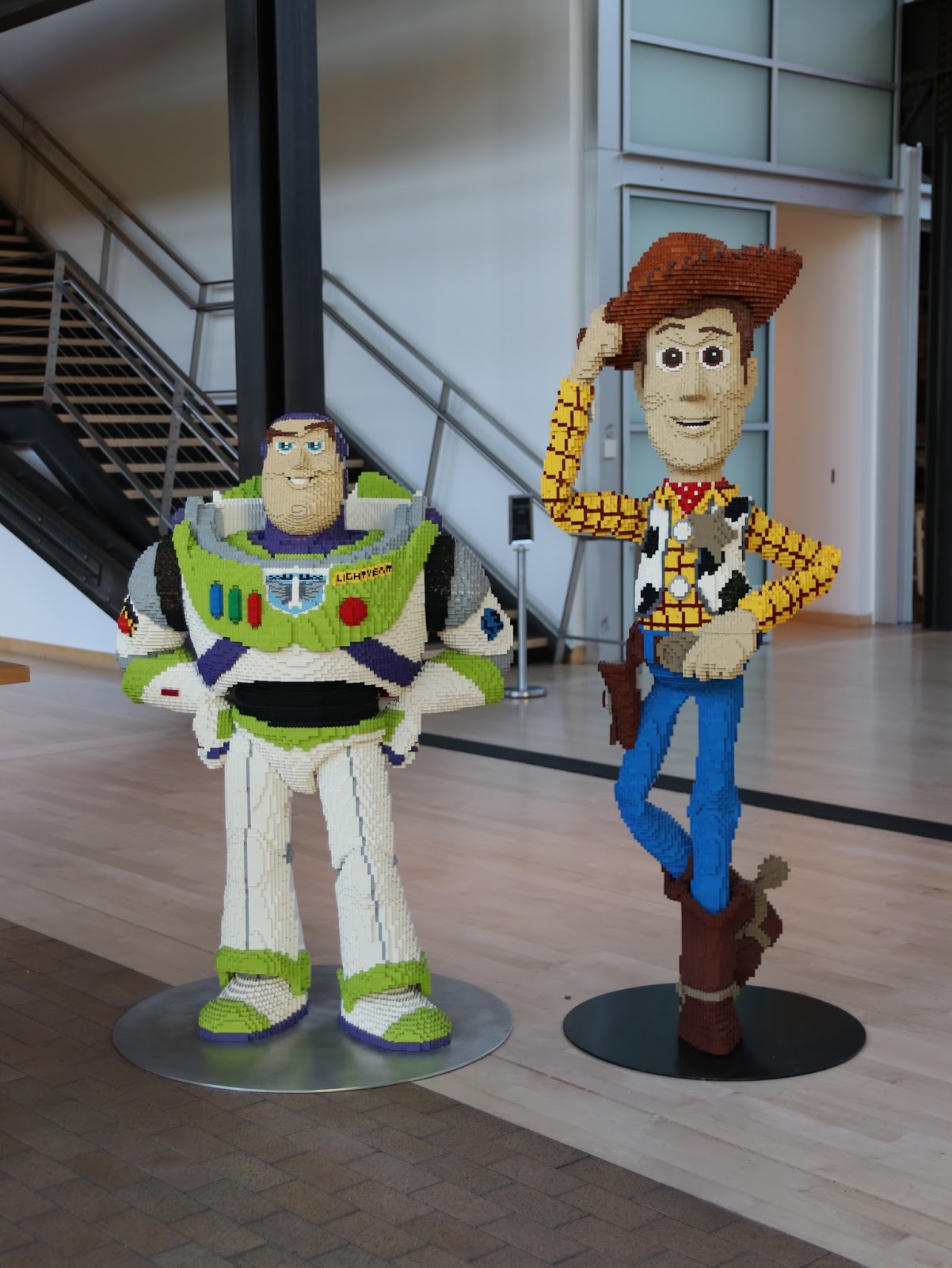 pixar studios lego buzz and woody 