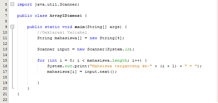 DK INFORMATIKA: Array 1 Dimensi dan Contoh Program Secara Dinamis dan ...