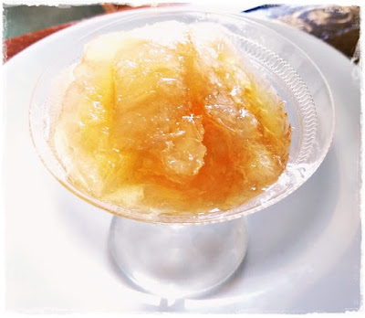 homemade honey sorbet