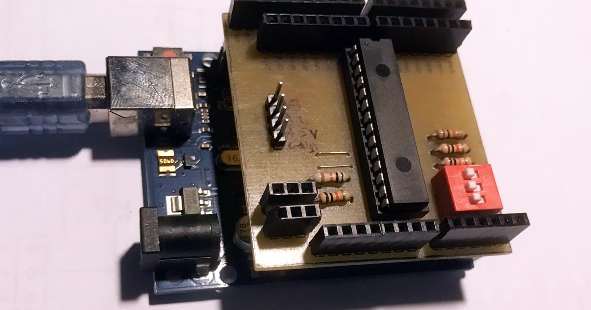 DIY electronics: ARDUINO I/O pin expander I2C shield - Επέκταση εισόδων ...