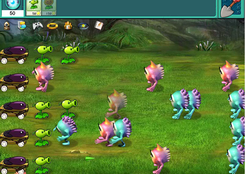 لعبة النبات ضد الفضائيين Plants vs Aliens