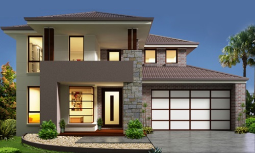 Rumah Tingkat Minimalis Sederhana Rumah Tingkat Minimalis Sederhana