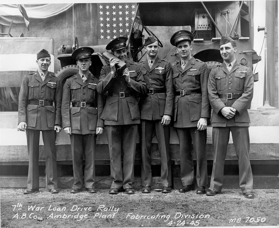 Ambridge Memories WWII American Bridge Company War Loan Drive Rally