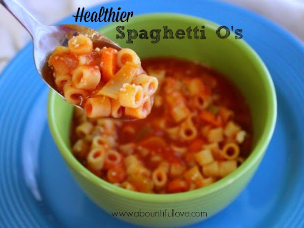 Healthier Spaghetti O's