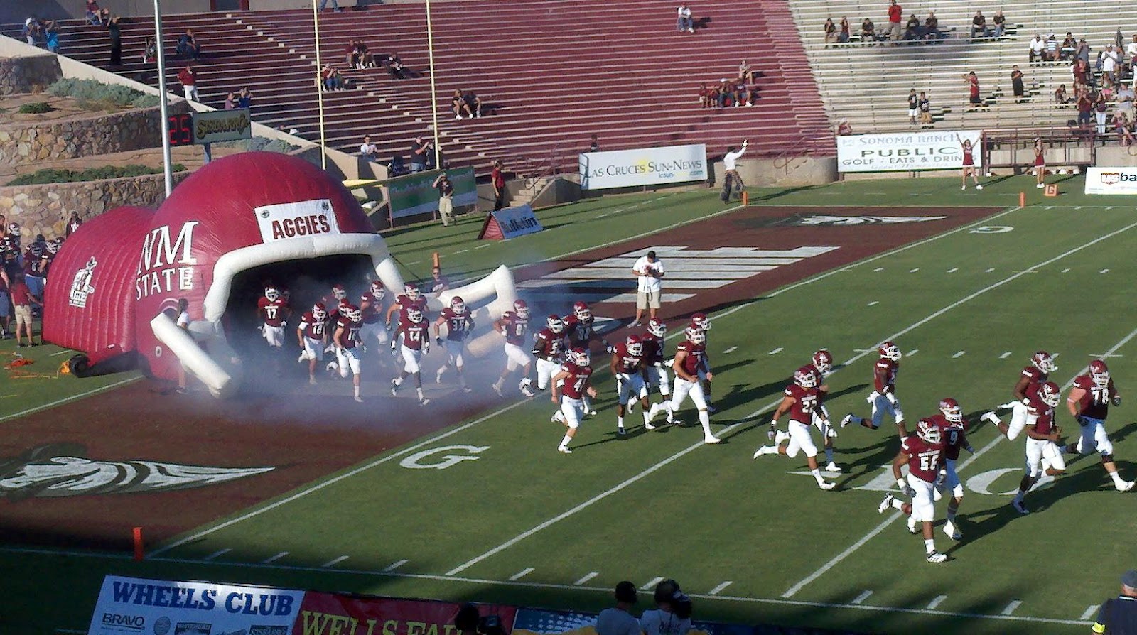 News New Mexico Aggies win opener 49 19