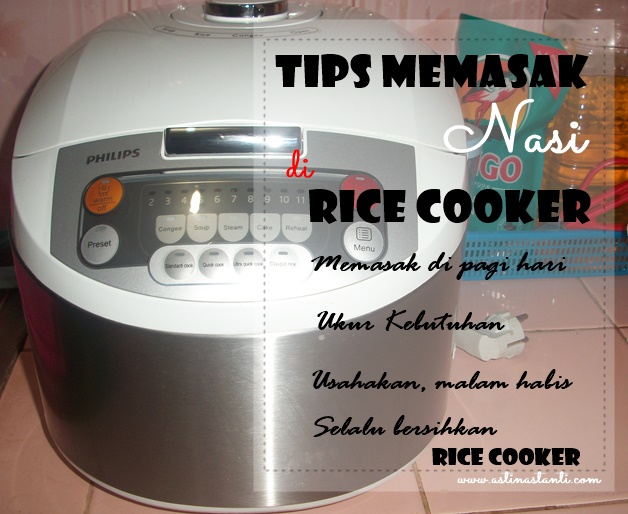 Astin Astanti Penyebab Nasi di Rice Cooker Cepat Basi