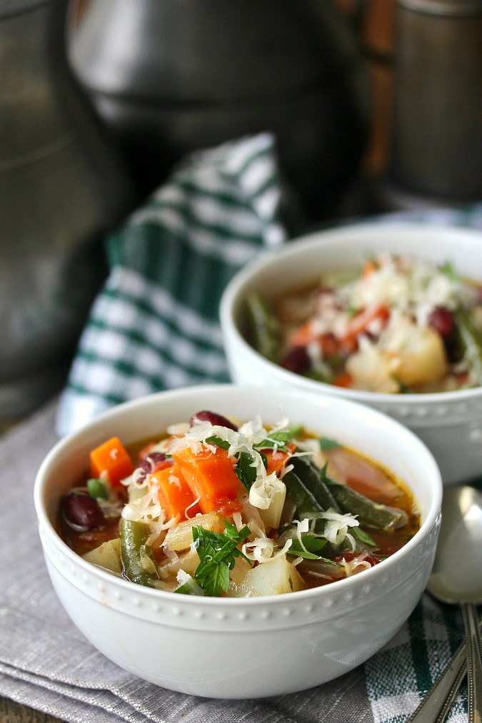 Homemade Minestrone Soup Karen's Kitchen Stories