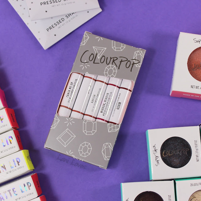 ColourPop In A Twist Set Swatches & Review