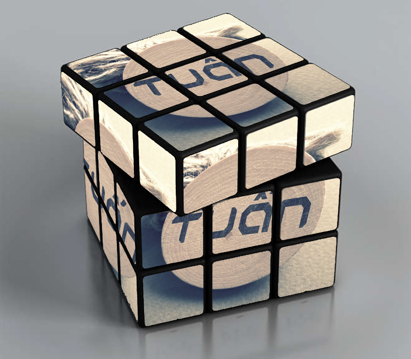 Download Share PSD Mockup Rubik 3D