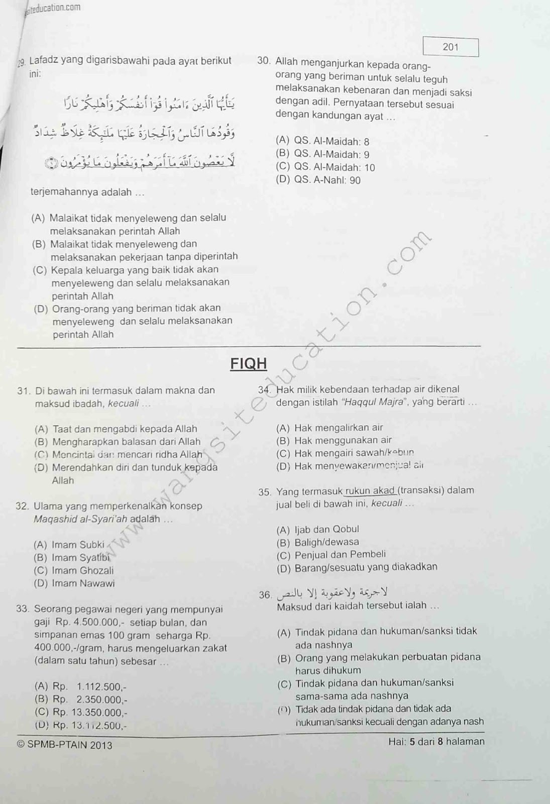 Yuk Mojok! Contoh Soal Terbaru Contoh Soal Keislaman Um Yuk Mojok! Contoh Soal Terbaru Contoh Soal Keislaman Um