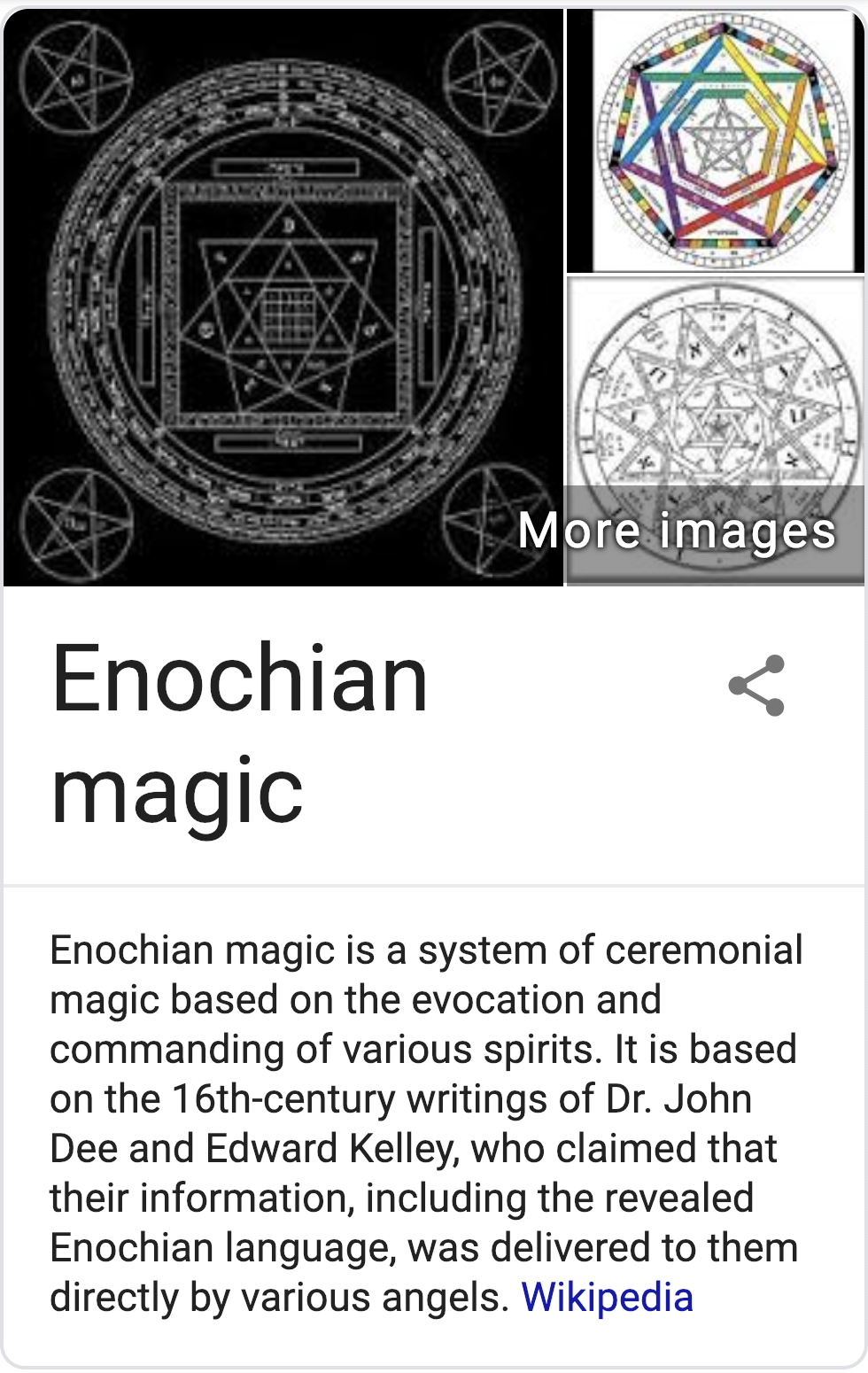 the enochian myth