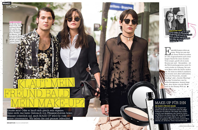 Interview In Couch Magazine, Germany. | The Beauty Boy