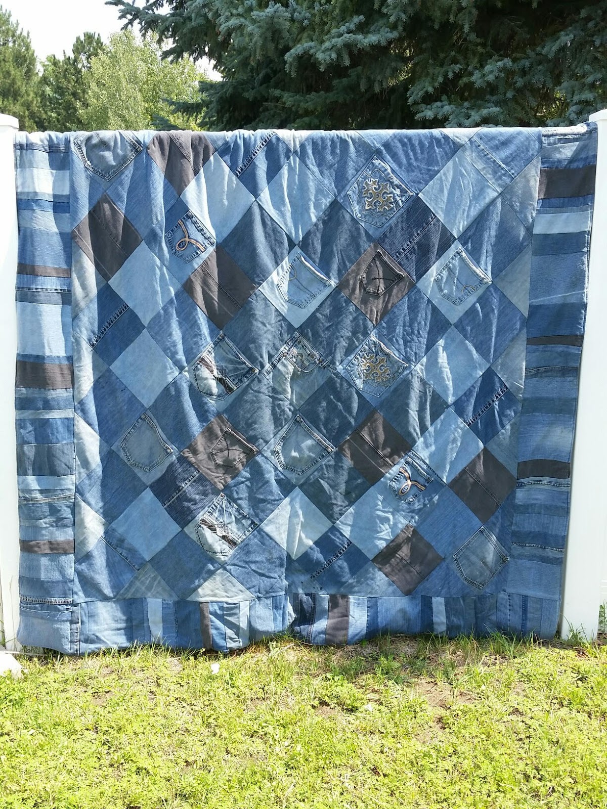 The Caramel Blonde Jean Blanket