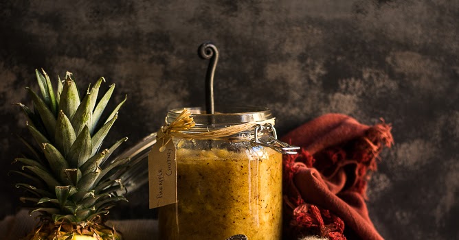 Pineapple Chutney ( Anarosher Chatni ) 