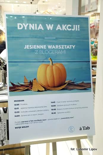 blogerki-kulinarne-i-dynia-w-akcji dynia , o dyni , warsztaty , pokaz kulinarny , centrum handlowe , sklep , à Tab , zaproszenie , spotkanie , dyniowe opowieści , najlepsze blogerki kulinarne , kreatywne