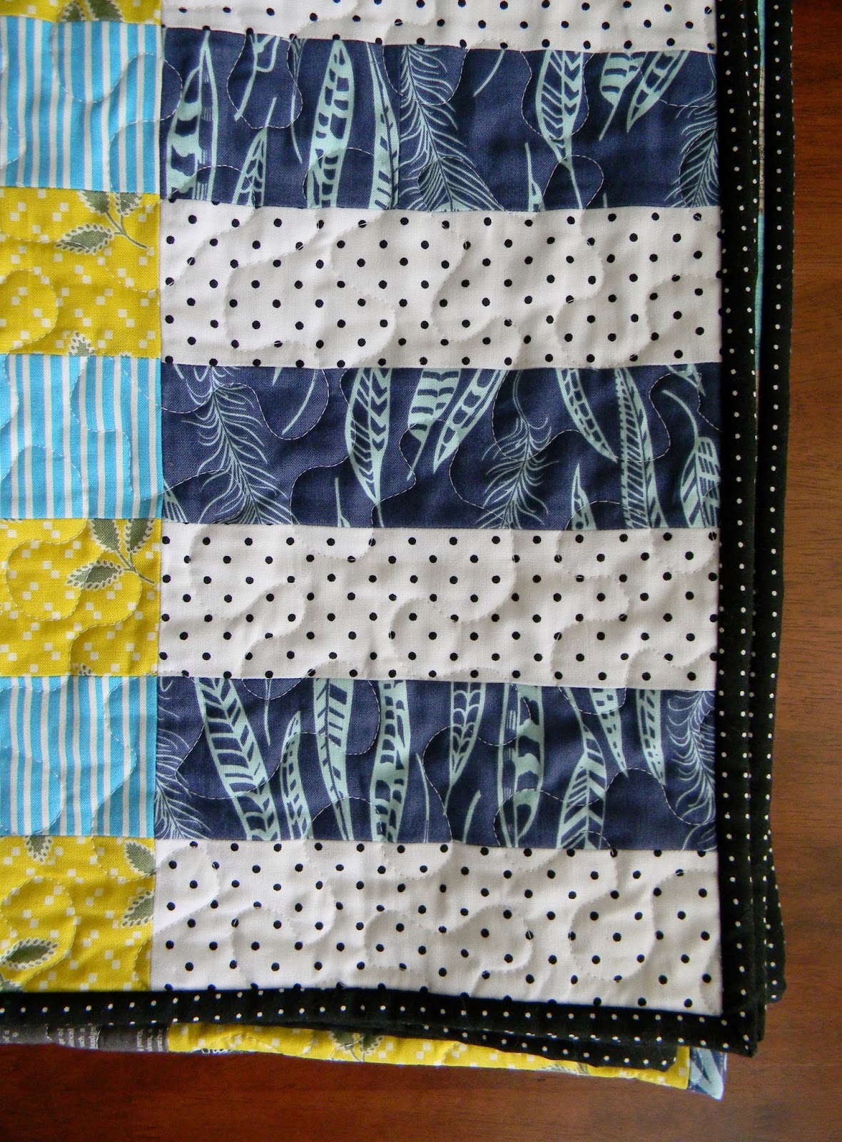 Teaginny Designs Rugby Stripe Quilt