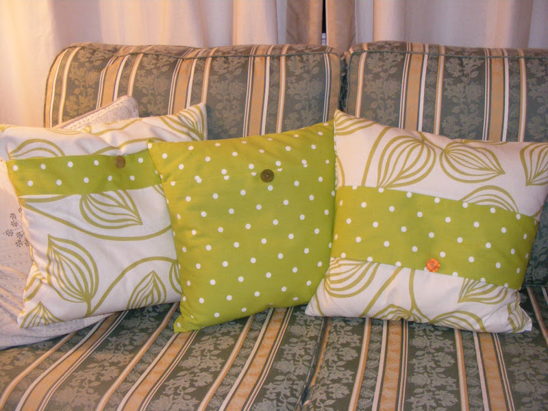 Crafts and Recipes from Allotment Heaven Busy making cushion covers.